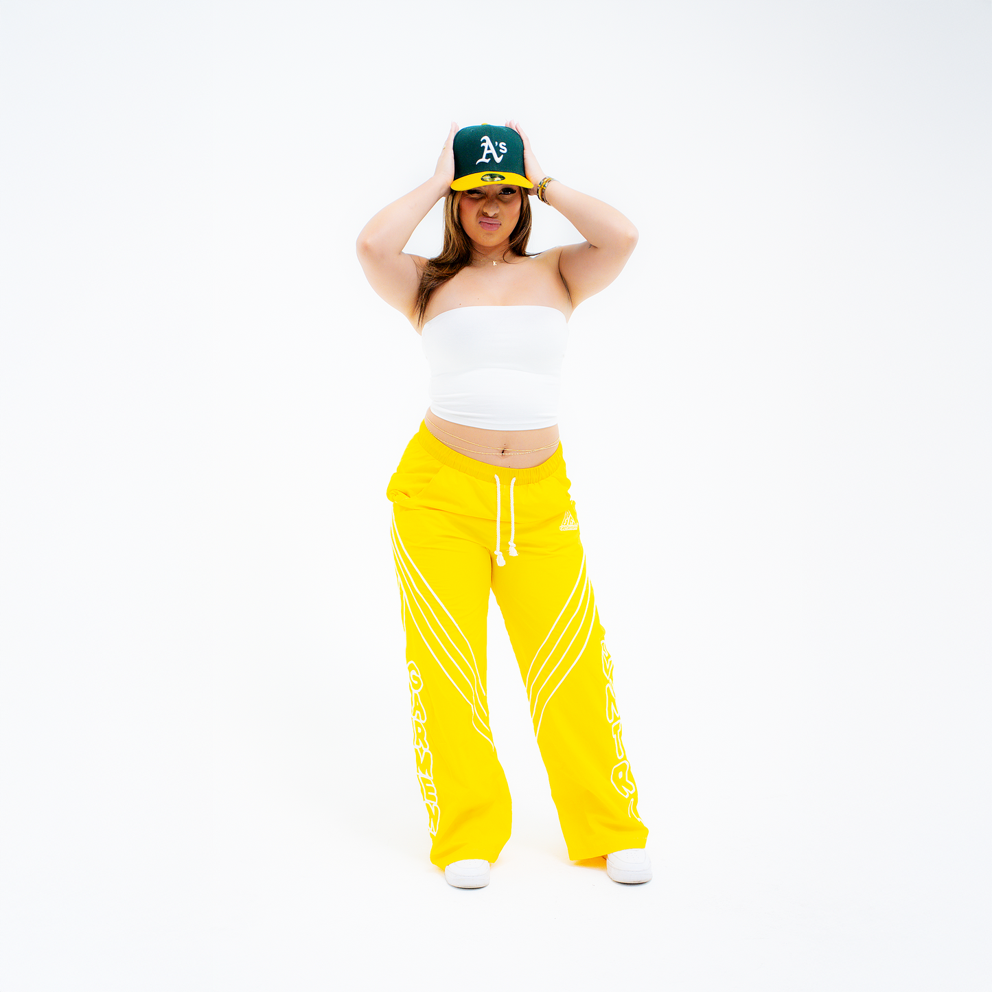 Yellow Garment Cntrl Track Pants