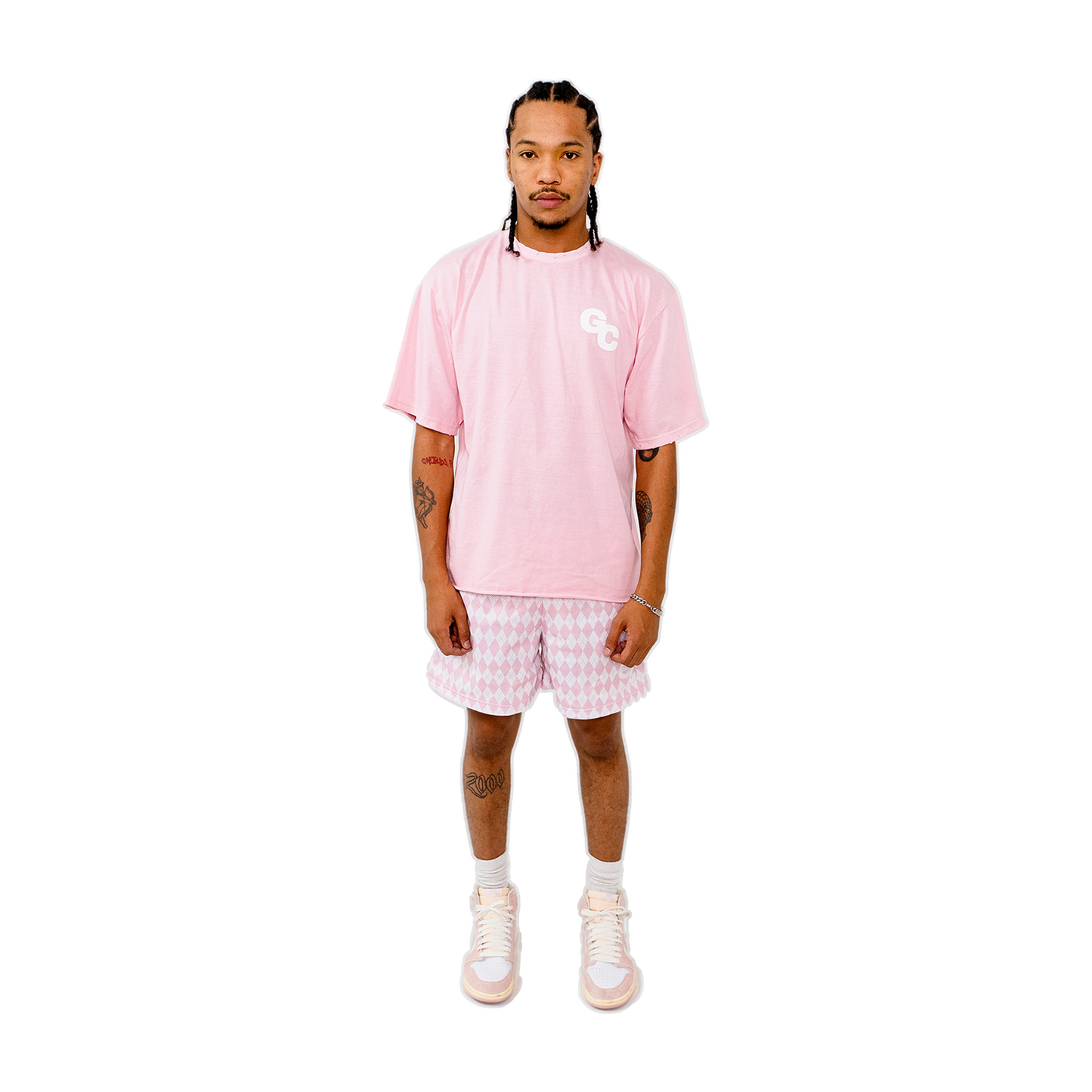 "Saint Mary" Pastel Tee - Pink